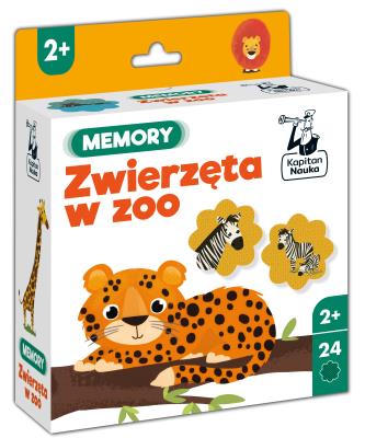 Opakowanie Memory Zwierzęta w ZOO Kapitan Nauka