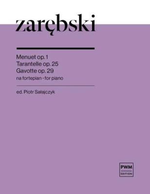 Okładka książki Menuet op. 1, Tarantelle op. 25, Gavotte op. 29