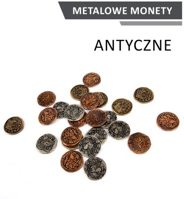 Opakowanie Metalowe monety Antyczne zestaw 24 monet