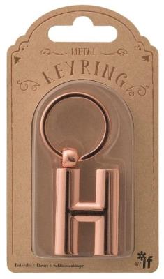 Metalowy brelok do kluczy litera H Keyring. Wydawca: IF. SmakLiter.pl Opakowanie Metalowy brelok do kluczy litera H Keyring