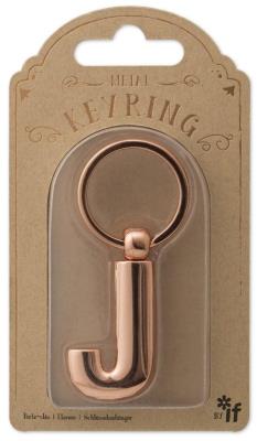 Metalowy brelok do kluczy litera J Keyring. Wydawca: IF. SmakLiter.pl Opakowanie Metalowy brelok do kluczy litera J Keyring