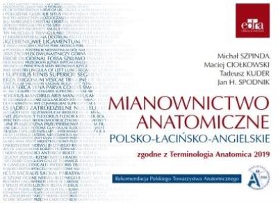 Okładka książki Mianownictwo anatomiczne polsko-łacińsko-angie