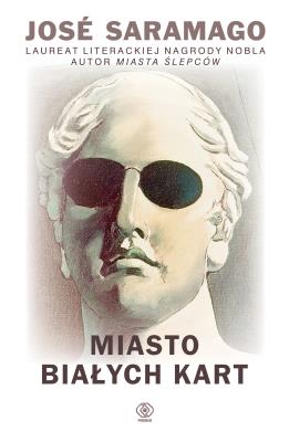 Miasto białych kart. Autor: José Saramago. SmakLiter.pl Okładka książki Miasto białych kart