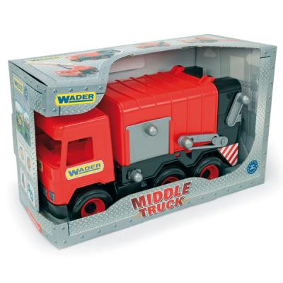 Opakowanie Middle Truck Śmieciarka czerwona