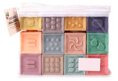 Opakowanie Miękkie klocki sensoryczne 12el