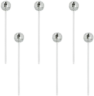 Mieszadełko Disco ball 20cm 6szt. Wydawca: Boland. SmakLiter.pl Opakowanie Mieszadełko Disco ball 20cm 6szt