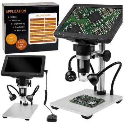 Opakowanie Mikroskop cyfrowy pilot przewodowy 1200X LCD HD