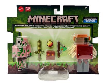 Opakowanie Minecraft Figurki 2-pak + akcesoria JCN56