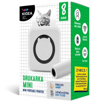 Mini drukarka termiczna KIDEA. Wydawca: Derform. SmakLiter.pl Opakowanie Mini drukarka termiczna KIDEA