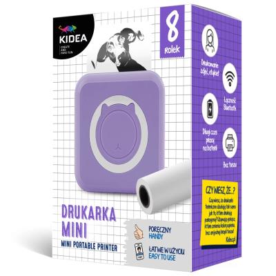 Mini drukarka termiczna KIDEA. Wydawca: Derform. SmakLiter.pl Opakowanie Mini drukarka termiczna KIDEA