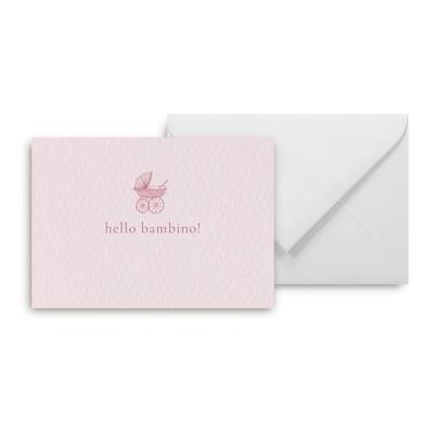 Mini kartka hello bambino pink. Wydawca: Grupa Kreatywna. SmakLiter.pl Opakowanie Mini kartka hello bambino pink