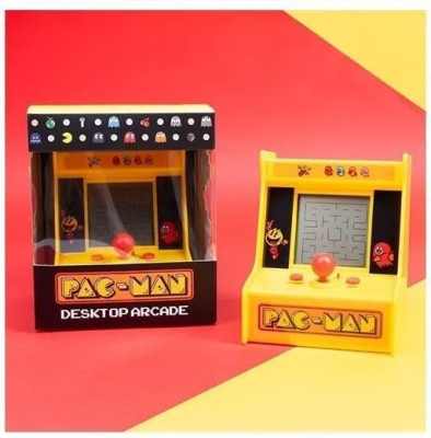 Mini Konsola do gier Pac - Man Arcade. Wydawca: Fizz Creations. SmakLiter.pl Opakowanie Mini Konsola do gier Pac - Man Arcade