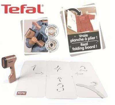 Mini Tefal Zestaw do składania ubrań. Wydawca: Smoby. SmakLiter.pl Opakowanie Mini Tefal Zestaw do składania ubrań