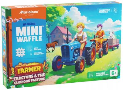 Opakowanie Mini Waffle 110el Farmer Traktory i wypasiona łąka
