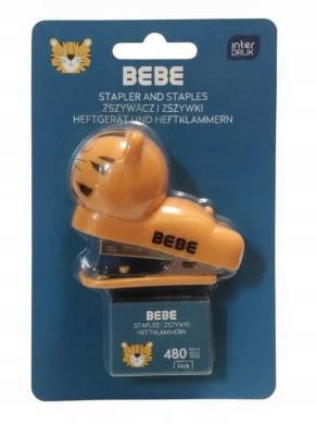 Opakowanie Mini zszywacz + zszywki Tygrysek Bebe Friends
