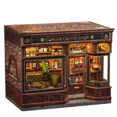 Opakowanie Miniaturowy domek Book Nook Zapach kawy