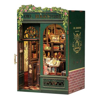 Opakowanie Miniaturowy domek mini Book Nook Księgarnia pod sową