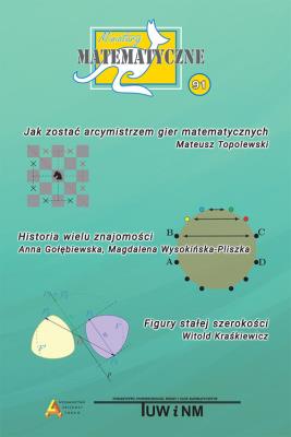 Miniatury matematyczne 91. Autor:   Praca zbiorowa. SmakLiter.pl Okładka książki Miniatury matematyczne 91