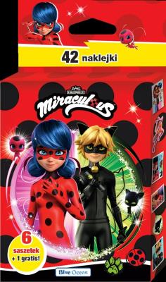 Miraculous Biedronka i Czarny Kot Stickers blister 1szt.mix. Wydawca: Blue Ocean Entertainment. SmakLiter.pl Opakowanie Miraculous Biedronka i Czarny Kot Stickers blister 1szt.mix