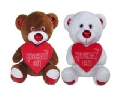 Opakowanie Miś Kocham Cię 25cm MIX