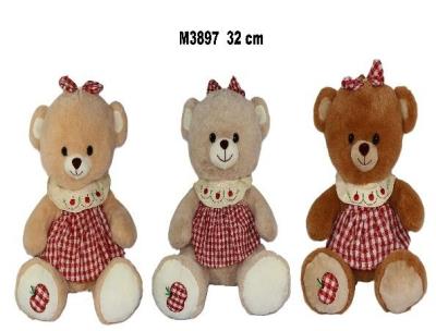 Opakowanie Miś w sukience 32cm MIX