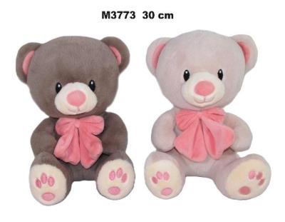 Opakowanie Miś z kokardą 30cm MIX