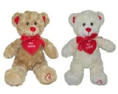 Opakowanie Miś z sercem 20cm MIX