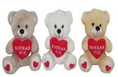 Opakowanie Miś z sercem 25cm MIX