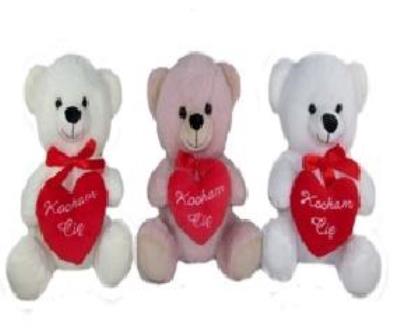 Opakowanie Miś z sercem 35cm MIX