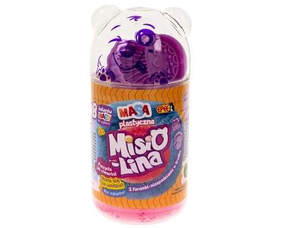Misiolina masa plastyczna 2x50g + 2 foremki. Wydawca: EPEE. SmakLiter.pl Opakowanie Misiolina masa plastyczna 2x50g + 2 foremki