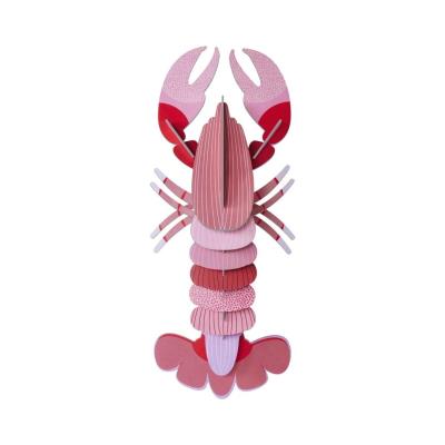 Opakowanie Model kartonowy 3D Wall Art - Deluxe Pink Lobster