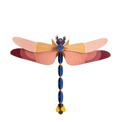 Opakowanie Model kartonowy 3D Wall Art - Pink Dragonfly