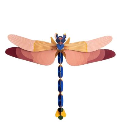 Opakowanie Model kartonowy 3D Wall Art - Pink Dragonfly