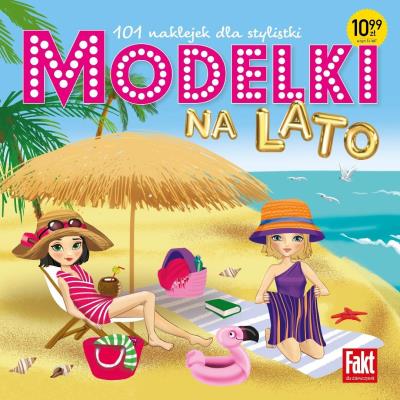 Okładka książki Modelki Na lato. 121 naklejek dla stylistki