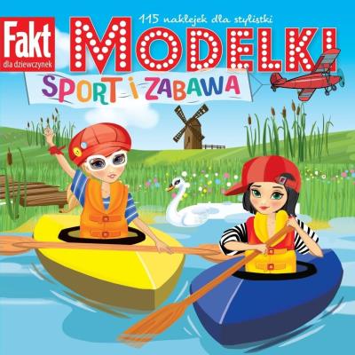 Okładka książki Modelki. Sport i zabawa. 115 naklejek dla stylistk