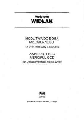 Okładka książki Modlitwa do Boga miłosiernego
