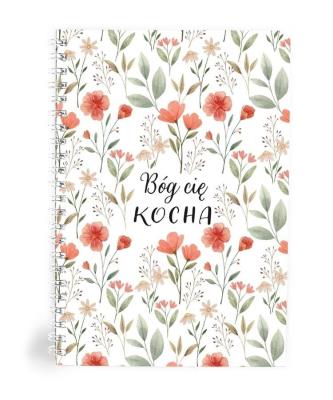 Opakowanie Mój dziennik - Bóg cię kocha - kwiaty