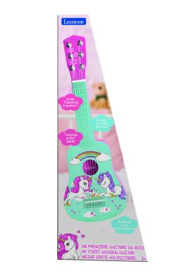 Moja pierwsza Gitara Jednorożec Lexibook K205UNI. Wydawca: Lexibook. SmakLiter.pl Opakowanie Moja pierwsza Gitara Jednorożec Lexibook K205UNI