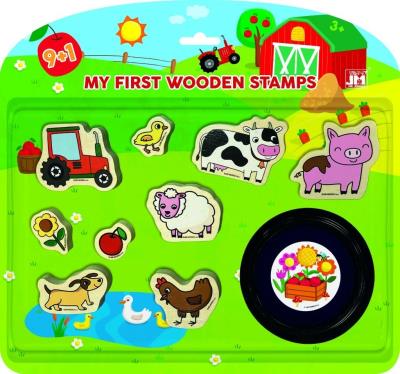 Moje pierwsze stemple - Farma. Wydawca: Jiri Models. SmakLiter.pl Opakowanie Moje pierwsze stemple - Farma