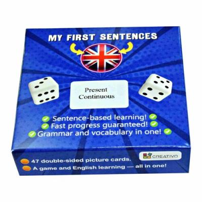 Moje pierwsze zdania po angielsku (PRESENT CONTINUOUS). Autor: Dwornik Paweł. SmakLiter.pl Okładka książki Moje pierwsze zdania po angielsku (PRESENT CONTINUOUS)