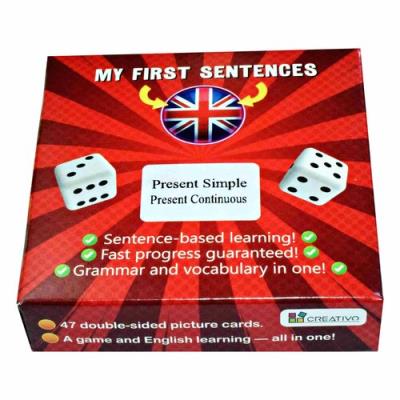 Moje pierwsze zdania po angielsku (PRESENT SIMPLE vs PRESENT CONTINUOUS). Autor: Dwornik Paweł. SmakLiter.pl Okładka książki Moje pierwsze zdania po angielsku (PRESENT SIMPLE vs PRESENT CONTINUOUS)