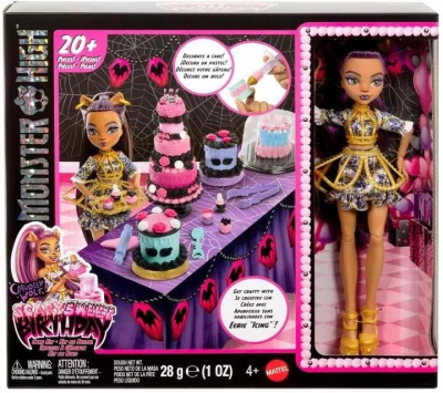 Opakowanie Monster High Straszysłodkie urodziny Tort i lalka
