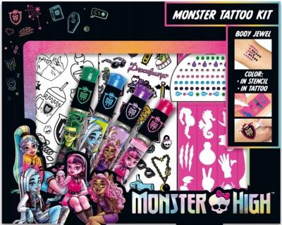 Opakowanie Monster High. Zestaw tatuaży