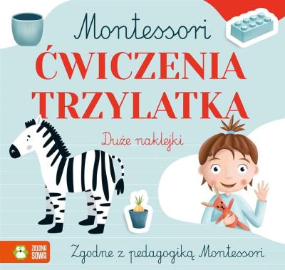 Okładka książki Montessori. Ćwiczenia trzylatka