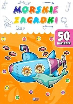 Okładka książki Morskie zagadki. 50 naklejek
