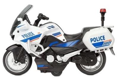 Motor policyjny z napędem światło i dźwięk. Wydawca: Ciuciubabka. SmakLiter.pl Opakowanie Motor policyjny z napędem światło i dźwięk