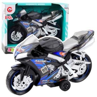 Opakowanie Motor wyścigowy czarno niebieski