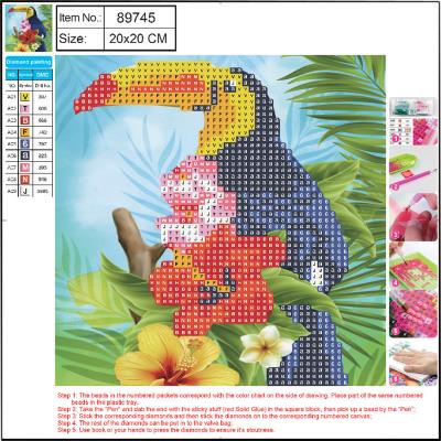 Opakowanie Mozaika diamentowa 5D kit 20x20 cm TUKAN 89745 CENTRUM