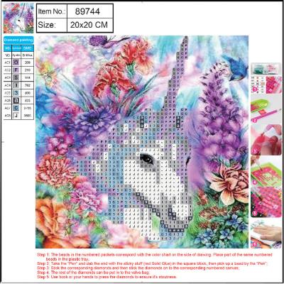 Opakowanie Mozaika diamentowa 5D kit 20x20 cm UNICORN 89744 CENTRUM