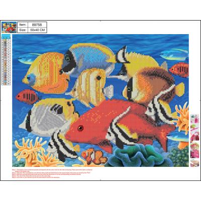 Opakowanie Mozaika diamentowa 5D kit 40x50 cm FISH 89758 CENTRUM